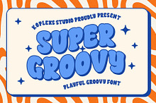 Super Groovy - Playful Retro Font