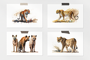 Safari Watercolor Collection, an Animal Illustration by artsy-fartsy (Thumbnail 4 of 13)