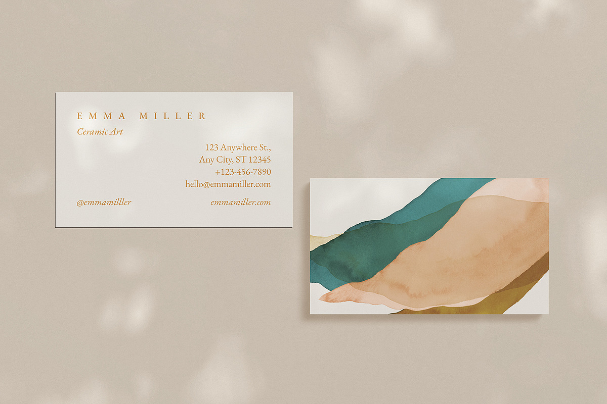 Hand-Painted Abstract Watercolor, a Texture Graphic by Basia Stryjecka (Photo 27 of 28)