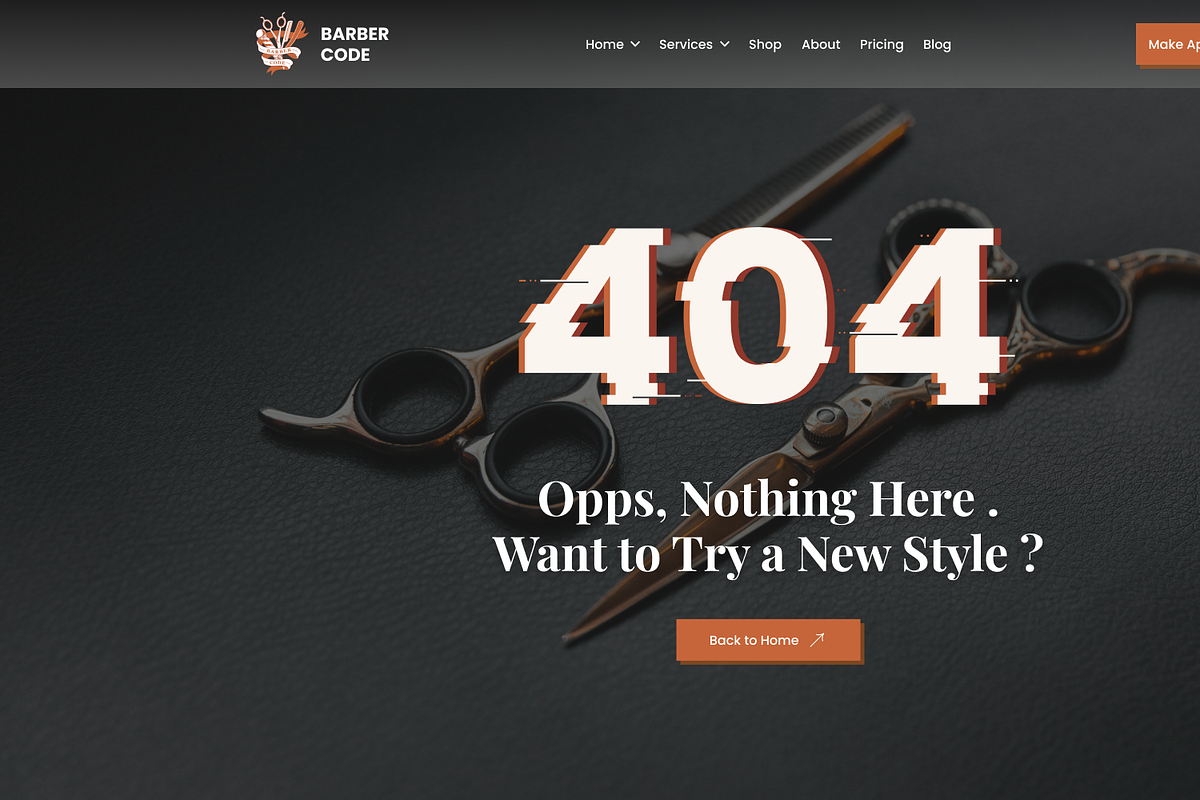 Barber Shop & eCommerce UI Template, an UI Kit Template by ReformedTech (Photo 3 of 26)