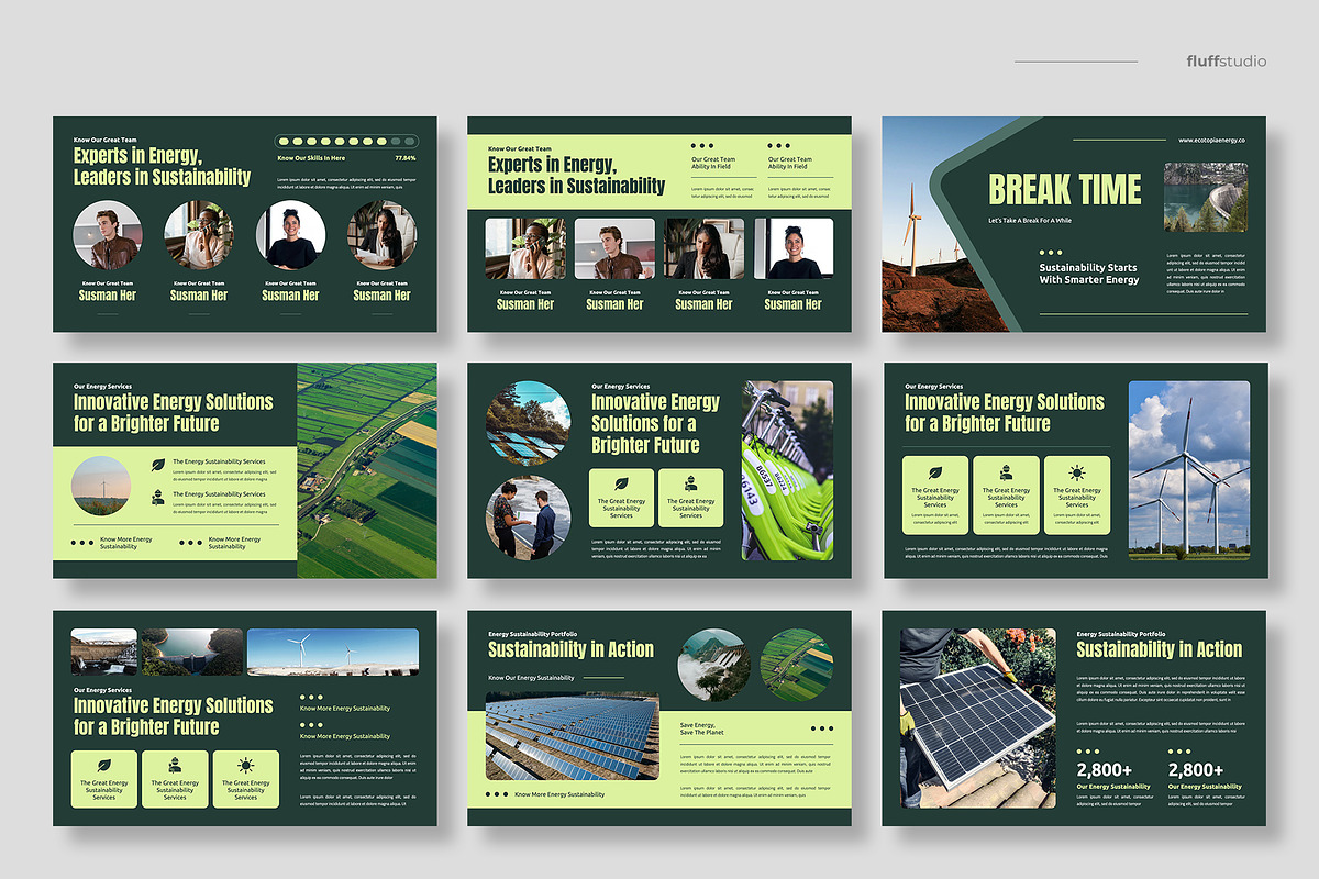 Energy & Sustainability Keynote, a Presentation Template by fluffstudio (Photo 3 of 4)