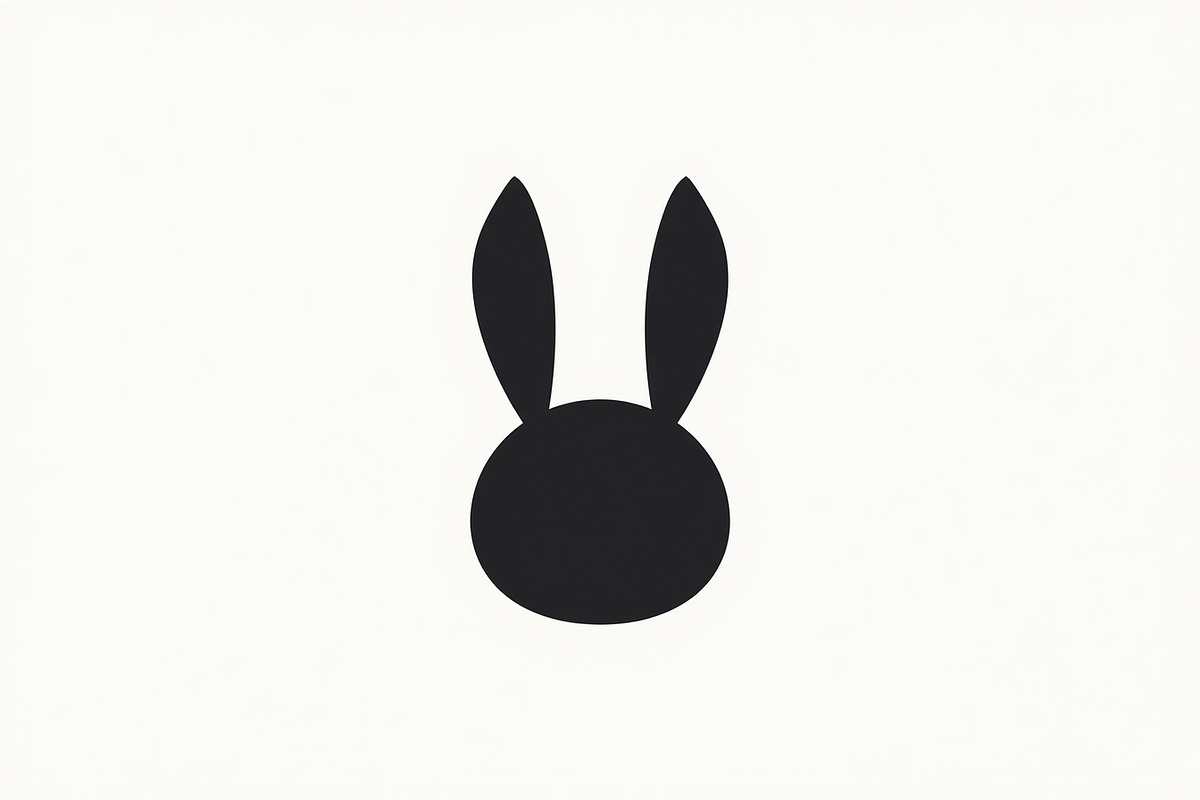 Cute Bunny Head Silhouette Set, an Illustration by BIPLOB EXPERT (Photo 3 of 7)