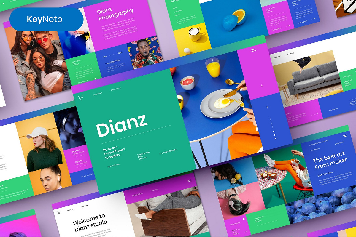 Dianz – Business Keynote, a Presentation Template by Dens Creative Studio (Photo 1 of 6)