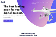 Product Landing Theme WP Elementor, a WordPress Template by UInstrument (Thumbnail 4 of 6)