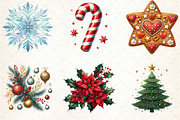 Christmas  Clipart, an Illustration by DreamCafeArt (Thumbnail 6 of 6)