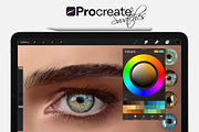 Portrait Assets for Procreate, a Brush Add-On by FaeryDesign (Thumbnail 10 of 28)