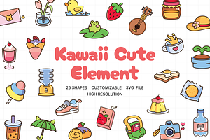 Kawai Cute Elements