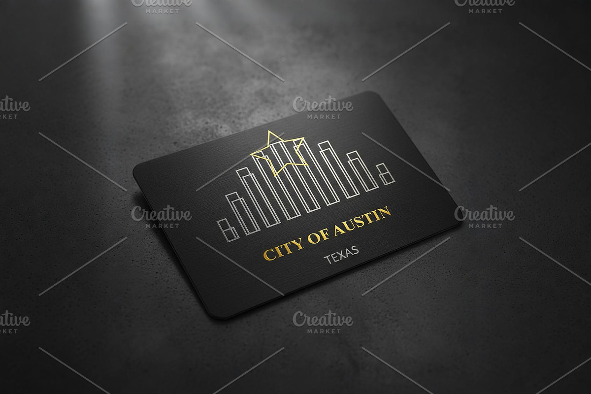 Austin Metropolitan Concept Logo, a Branding & Logo Template by Aura Canyon HQ (Photo 3 of 6)