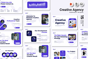 Creative Agency PowerPoint Template, a Presentation Template by Iqsiart Studio (Thumbnail 1 of 3)