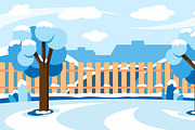 Four seasons landscape, a Seasonal Illustration by Volyk (Thumbnail 5 of 6)