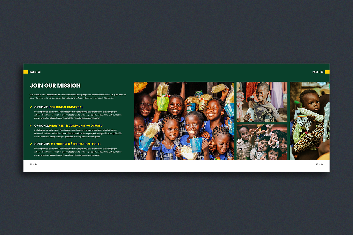 Charity Brochure | Canva, a Brochure Template by ArtisticLand (Photo 9 of 11)