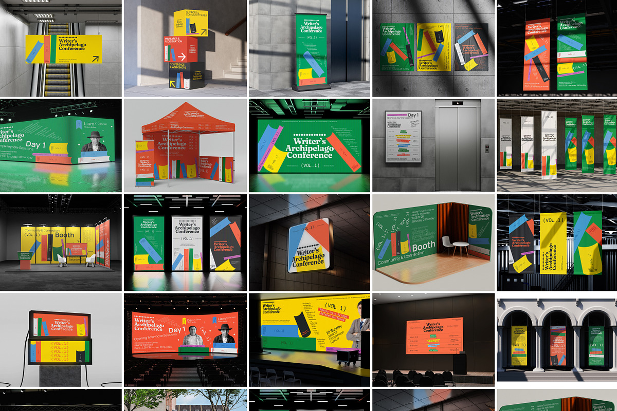Conference & Event Branding Mockups, a Mockup by Vitora Mockup (Photo 2 of 19)
