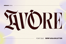 Avore - Font Duo Logo Branding