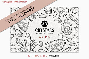 Crystal Procreate Brush Stamps