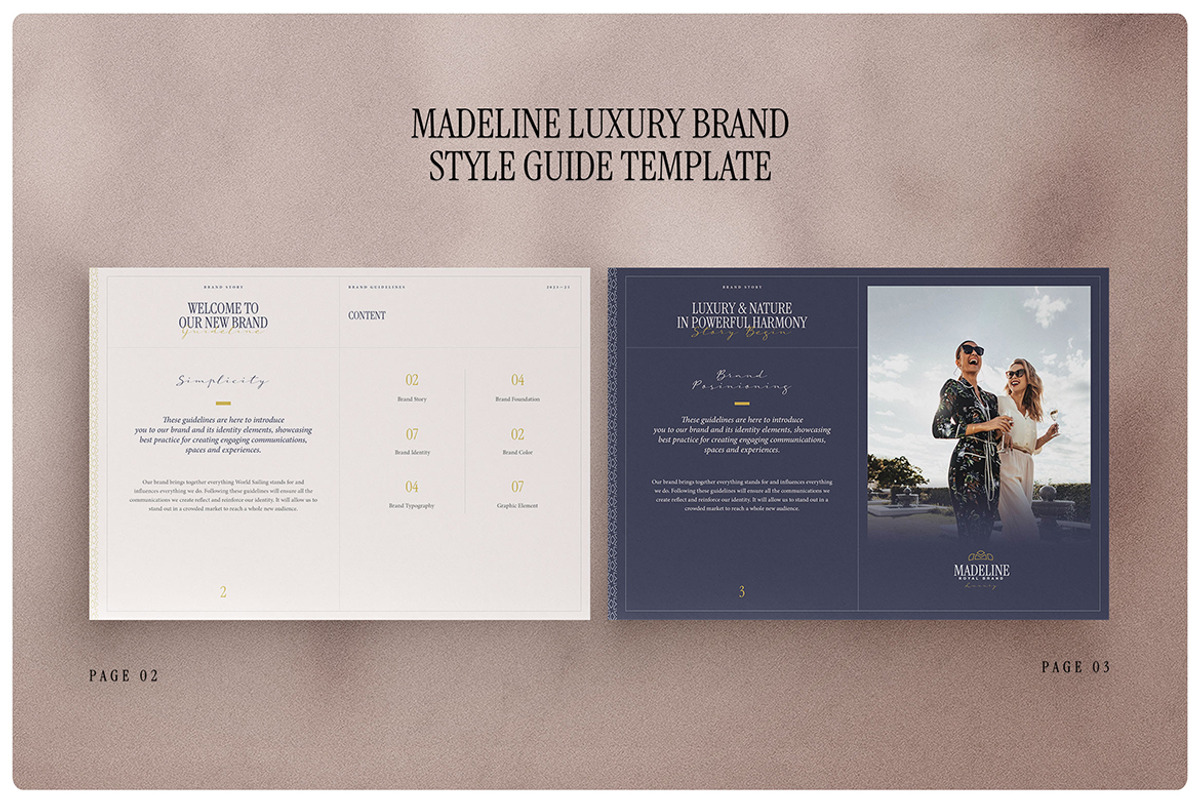 Brand Guidelines, a Brochure Template by Proonty (Photo 2 of 7)