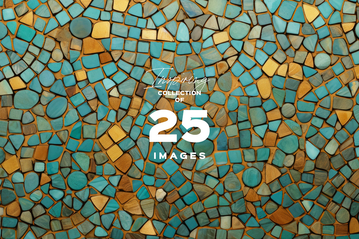 TEXTURE OF CERAMIC MOSAIC WITH TURQU, a Texture Graphic by Sophico (Photo 5 of 5)