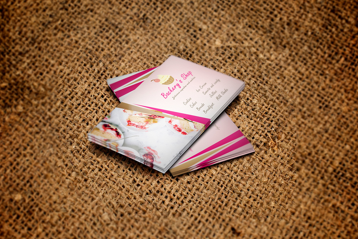 Business Card Bakery Shop, a Business Card Template by DesignsStore (Photo 2 of 3)