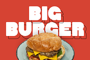 Gler Food Display Font, a Sans Serif Font by QR Design Studio (Thumbnail 3 of 8)