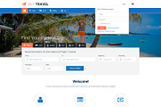 Sky Travel PSD Website Template, a Websites & App Template by WebbyTemplates (Thumbnail 2 of 17)