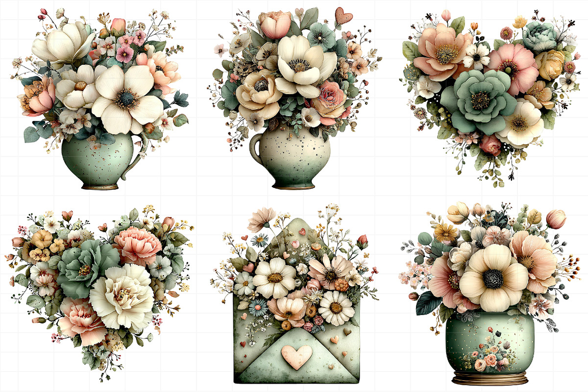 Mother's Day Flower Clipart, an Illustration by Daily.Designs (Photo 8 of 8)