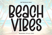 Beach Vibes | Script Font, a Script Font by Scratchones (Thumbnail 1 of 8)