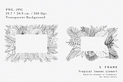 “Charm” Tropical Leaves Lineart, an Illustration by Sense Library (Thumbnail 2 of 23)