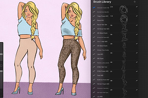Procreate Character Creator Brushes
