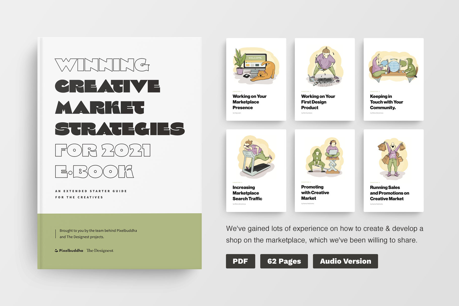 Winning Creative Market Strategies by Pixelbuddhanet | Creative Market