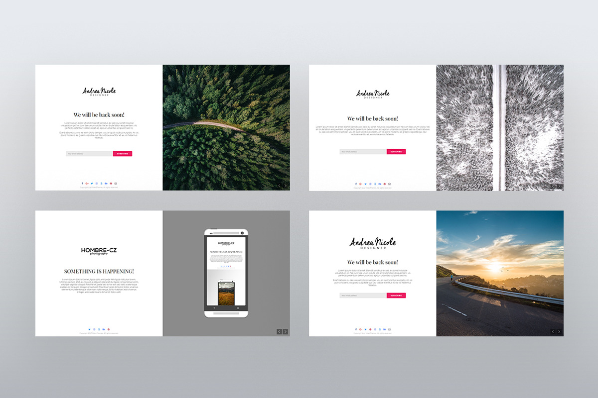 CMP Fifty - Maintenance Landing Page, a WordPress Template by NiteoThemes (Photo 2 of 6)
