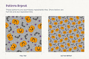 Halloween Seamless Pattern Set of 6, a Pattern Graphic by Fern & Quill (Thumbnail 3 of 10)