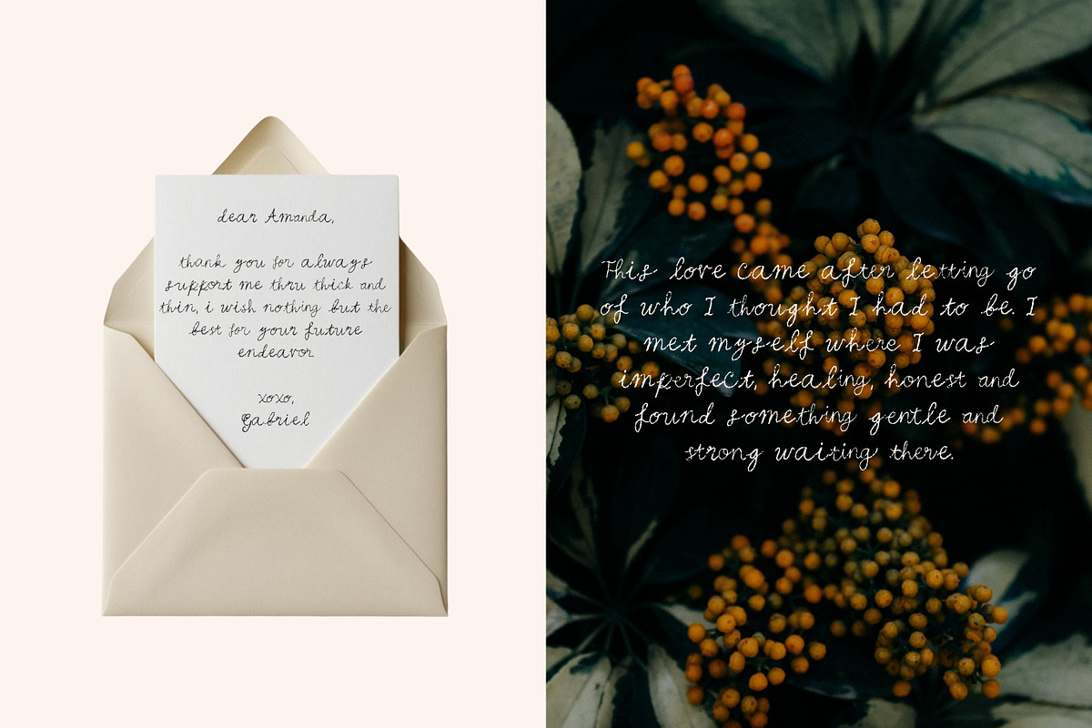 Dreamy Chalk Handwritten Script Font, a Handwritten Font by Kartika Prints (Photo 14 of 22)