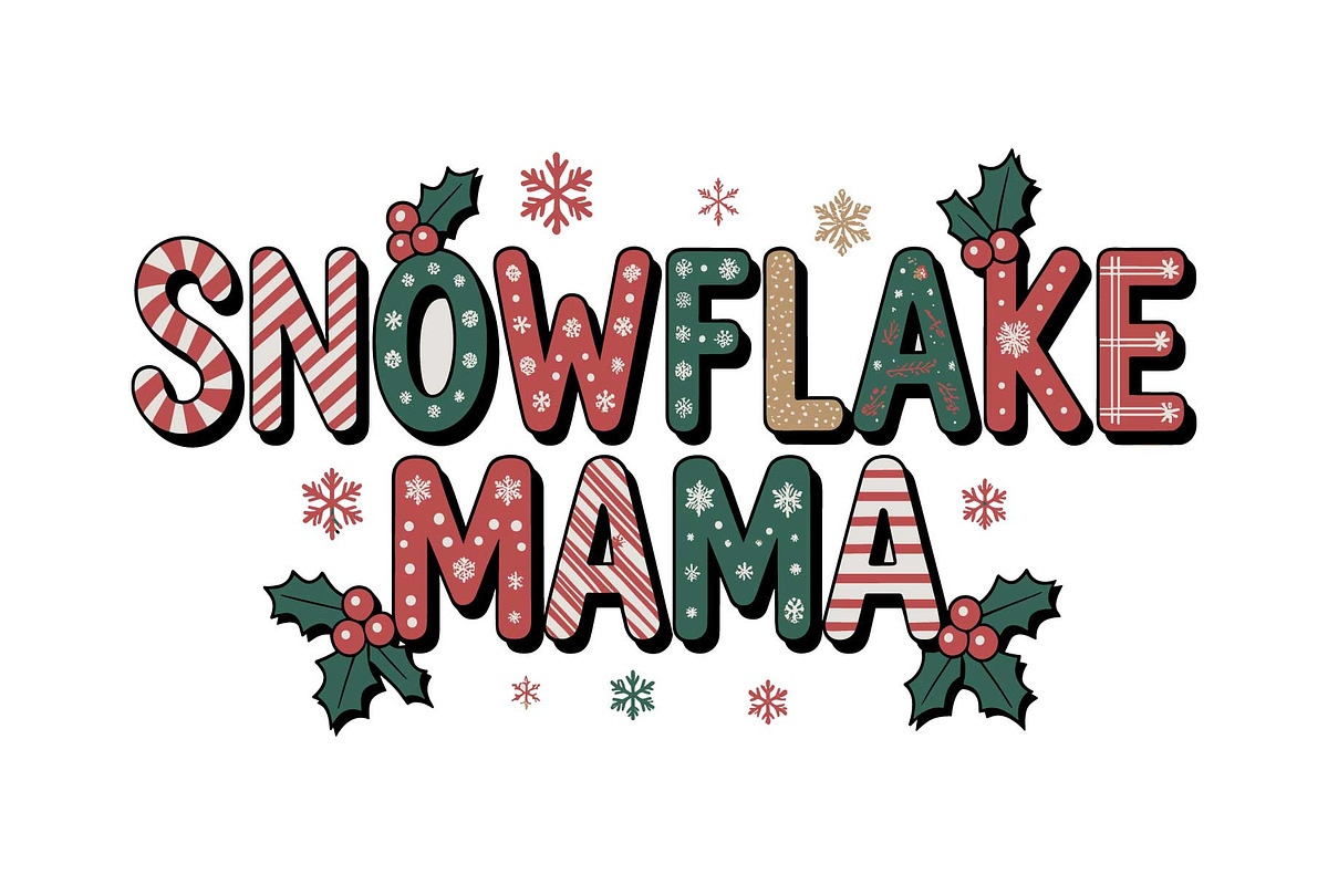 BELIEVE Holiday Quote Art SVG, an Object Graphic by yasushie (Photo 7 of 16)
