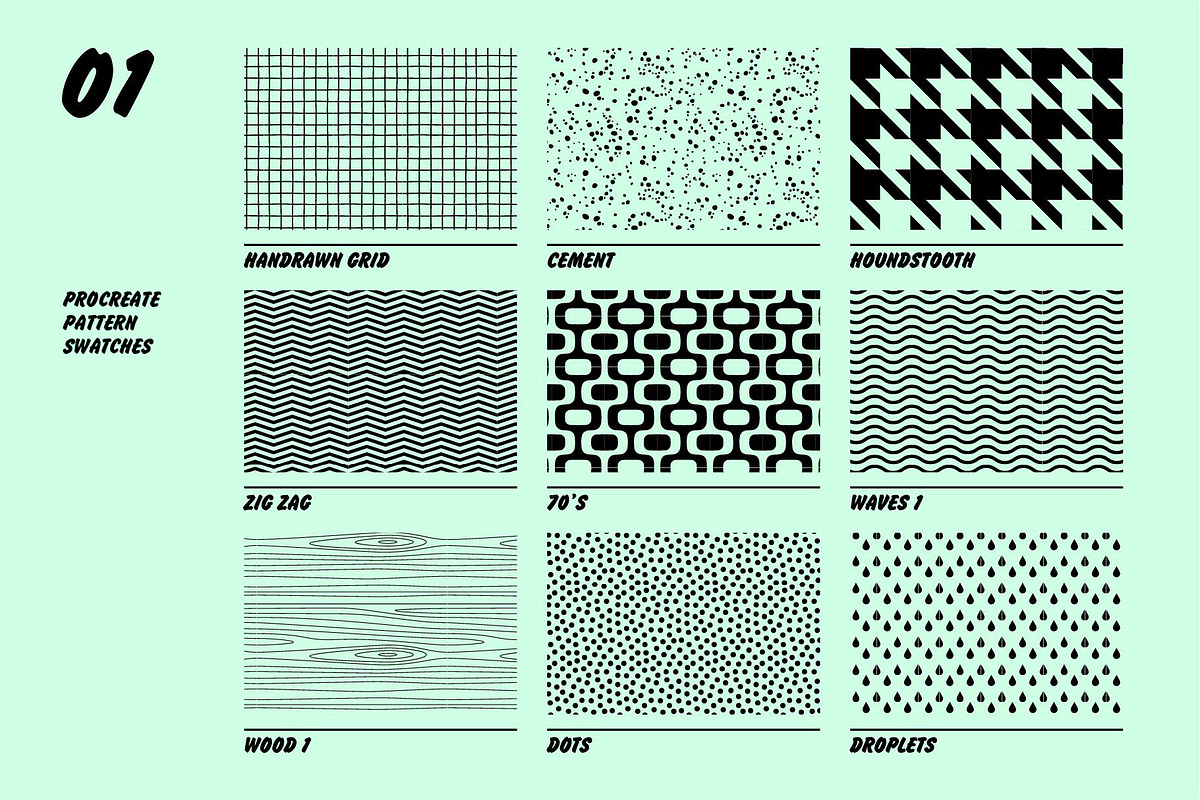 Multitone Procreate Swatches, a Brush Add-On by MightySHORT (Photo 2 of 9)