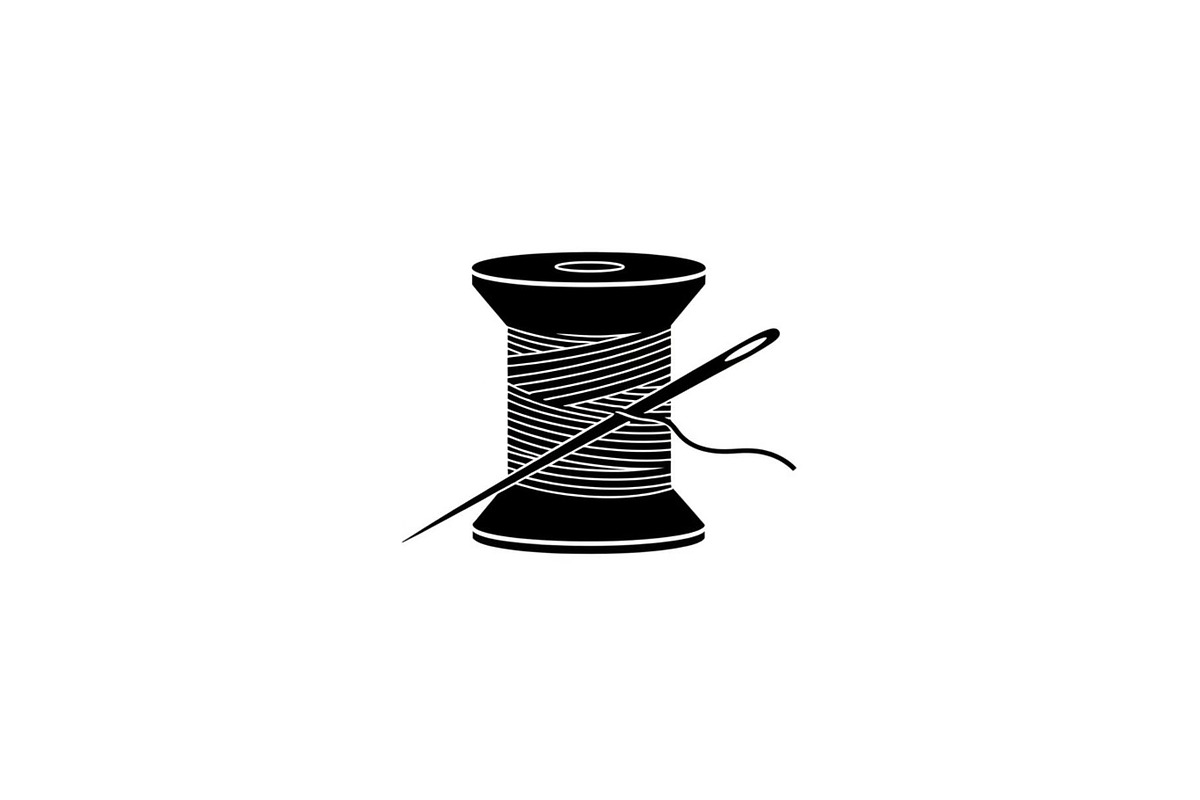 Sewing thread spool and needle, a Graphic by hafijul (Photo 7 of 10)