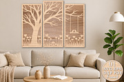 Tree of Life Wall Art SVG Laser Cut, an Object Graphic by Rose Art (Thumbnail 1 of 3)