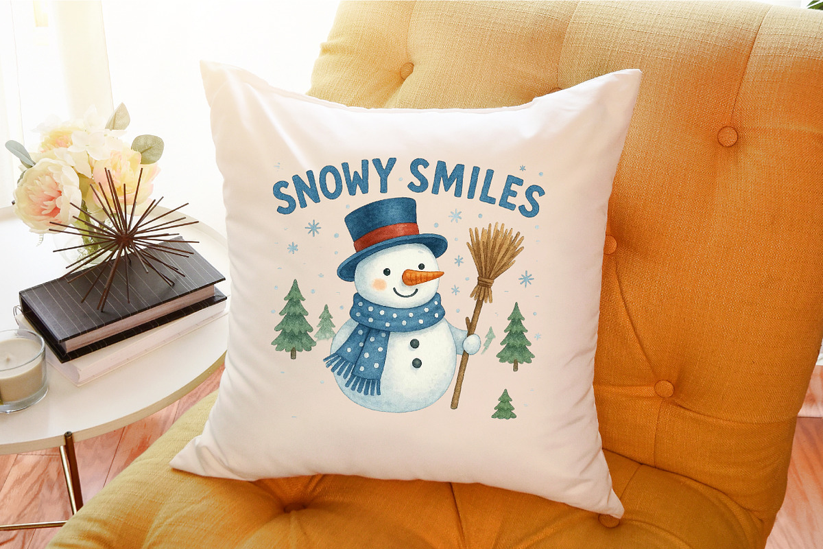 Christmas Snowy Smiles PNG, an Illustration by Sublimation Artist (Photo 6 of 9)