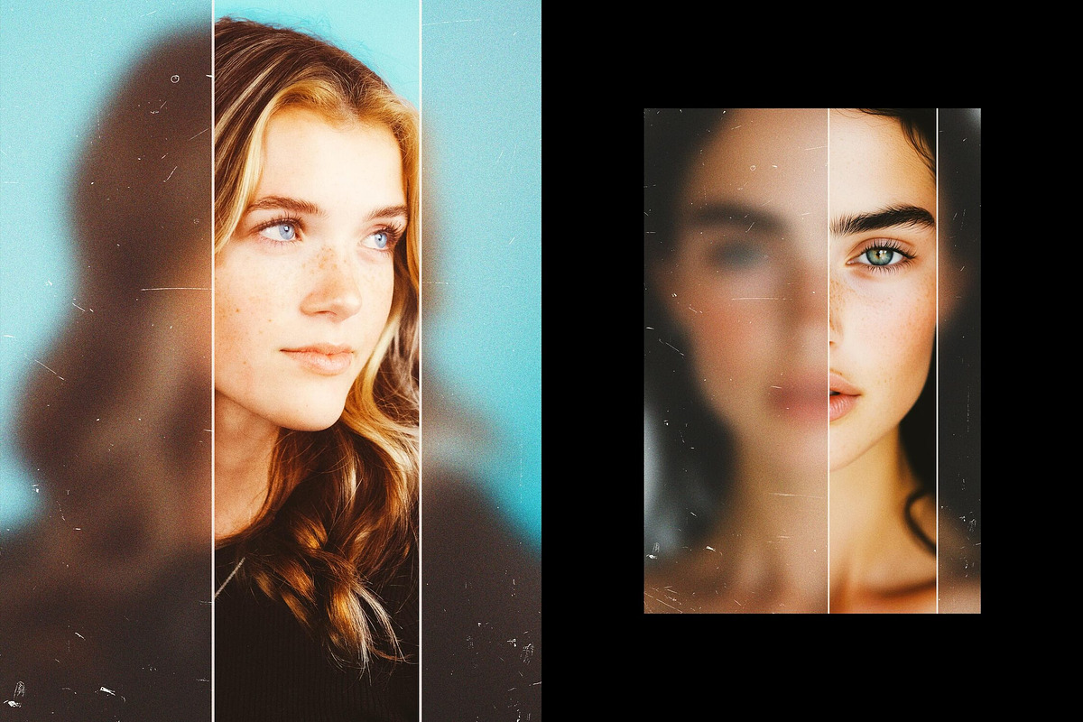 Glass Split Photo Effect, a Layer Style Add-On by Design Squad