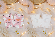 Autumn 2 Cards Mockup Daisy, a Product Mockup by TatiMockup (Thumbnail 3 of 3)