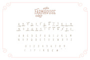 Farmhouse Font, a Serif Font by Salt & Pepper Designs (Thumbnail 6 of 8)