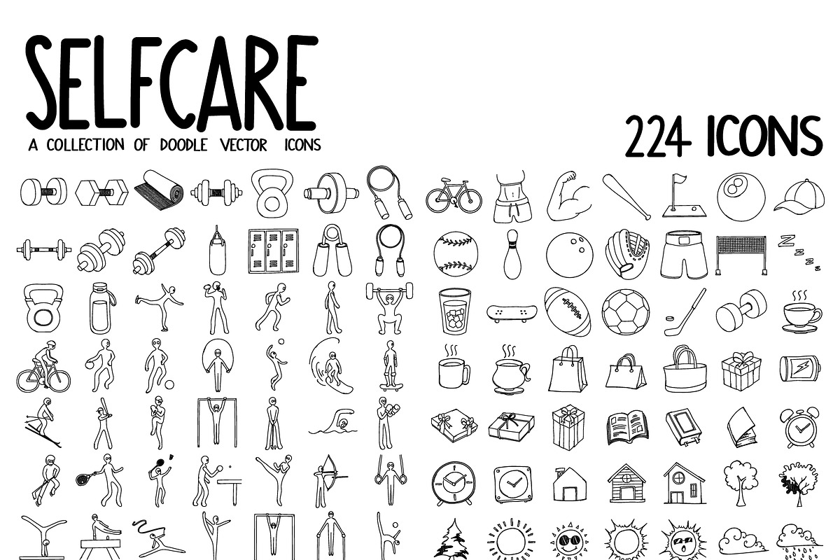4300+ Hand-Drawn Doodle Icons Bundle, an Outline Icon by TKDoodle (Photo 30 of 36)