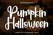 Pumpkin Halloween | Script Font