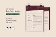 Jewelerose - Letterhead Template, a Print Template by Fannan Studio (Thumbnail 1 of 3)