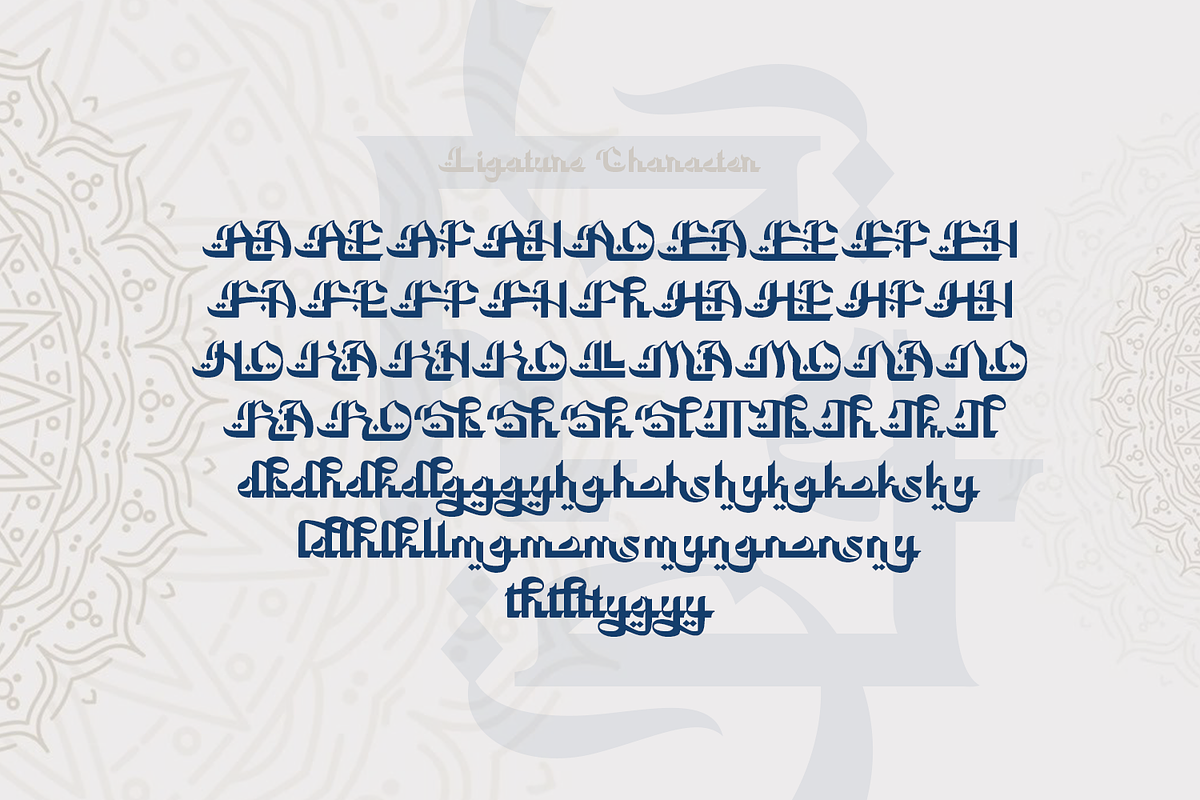 Dzakiyah - Arabic Font, a Symbol Font by madeDeduk (Photo 10 of 10)