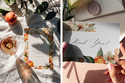 Watercolor Peach Bouquet Clipart, a Decorative Illustration by ThaismotaCreativeCo (Thumbnail 10 of 13)