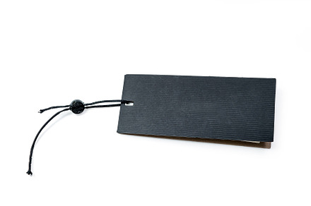 Black textured Price Tag, a Background Photo by wr7 Media