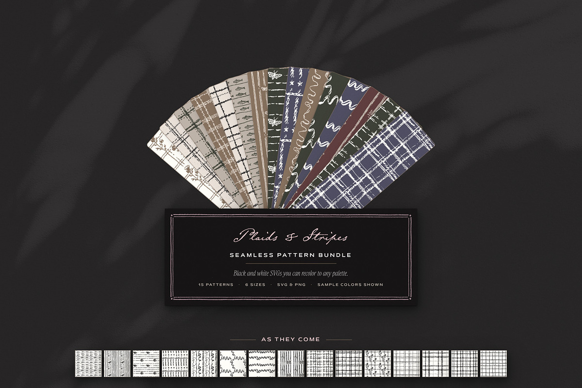 Plaids & Stripes Seamless Patterns, a Pattern Graphic by The October Creative (Photo 12 of 12)