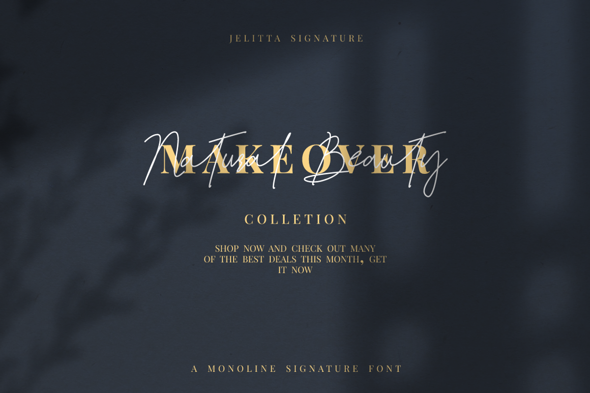 Jelitta Signature Business Font, a Script Font by KennedyStudio (Photo 2 of 10)