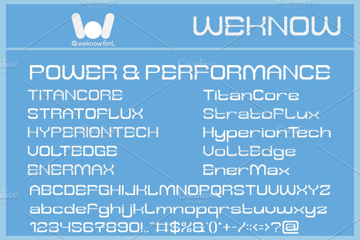 Bright Future font, a Font by weknow (Photo 3 of 8)