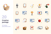 Creative Package 3D Icons Set Bundle, an Object Graphic by Aimagenarium@gmail.com (Thumbnail 1 of 21)