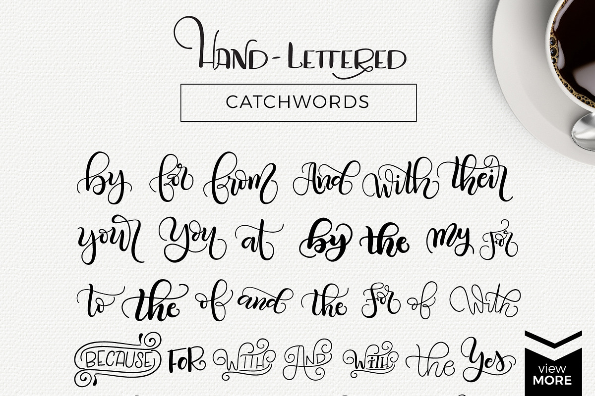 Catchwords, ampersands & swirls, a Decorative Illustration by HowJoyful  (Photo 5 of 6)